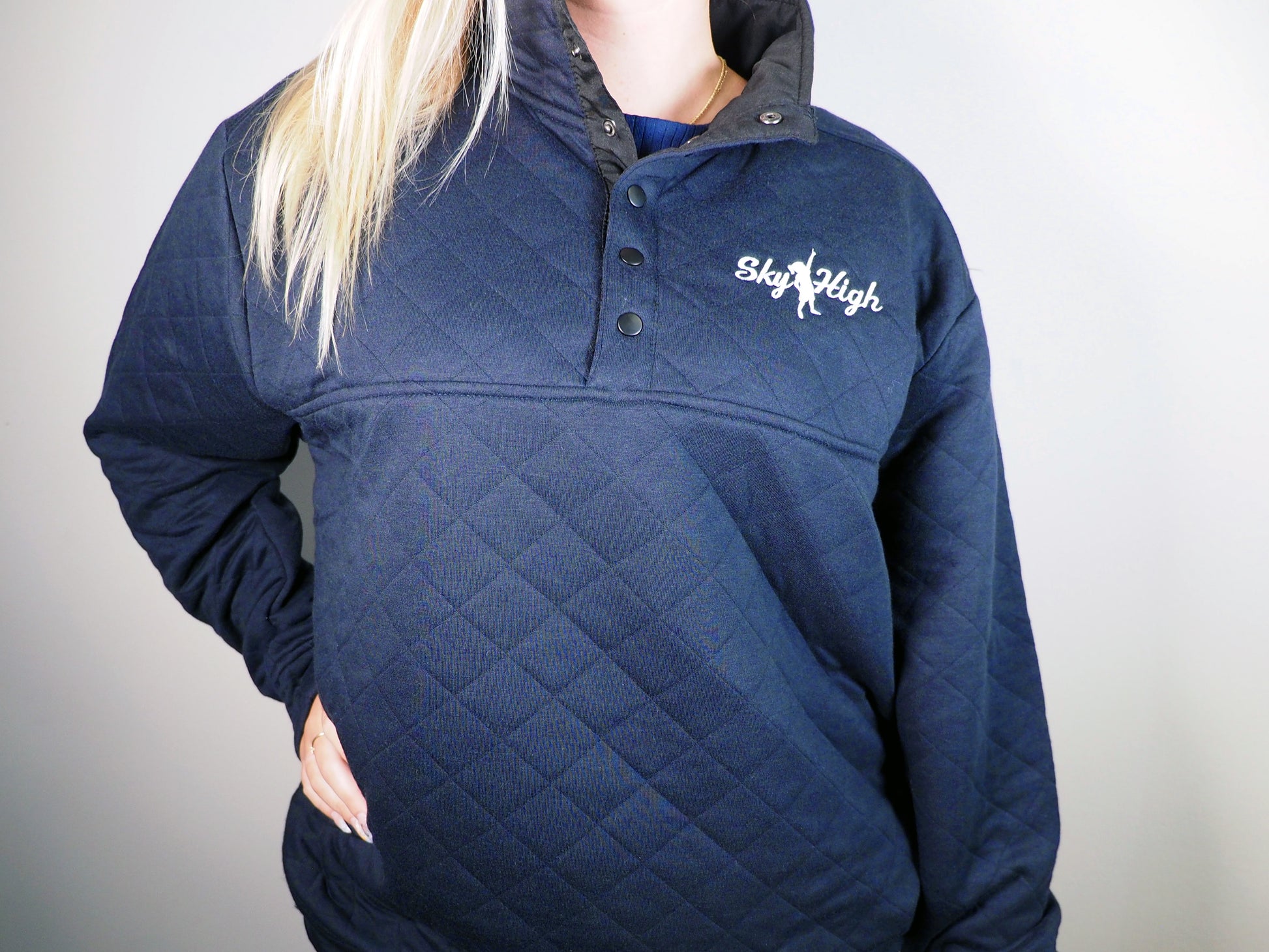 Navy Pullover Sweatshirt