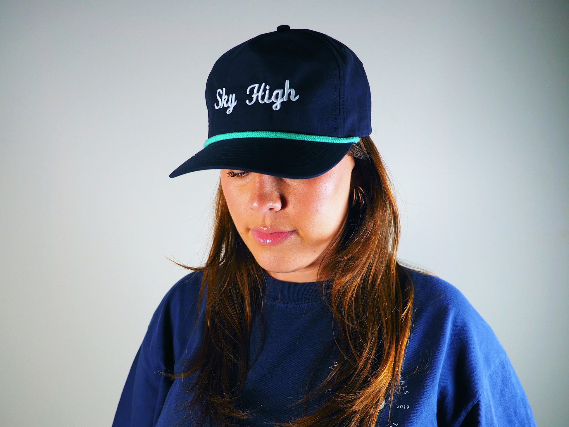 Teal Rope Hat